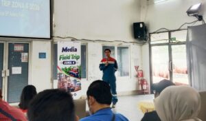Narasumber di Balai Ria
- Ibnu Affan, Pjs Manager Pertamina EP Adera Field
