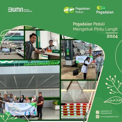 Pegadaian Kanwil III Sumbagsel Sukses Gelar Program Peduli Mengetuk Pintu Langit