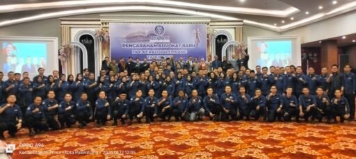 DPC PERADI Palembang Lahirkan 117 Advokat Baru, Siap Menegakkan Keadilan