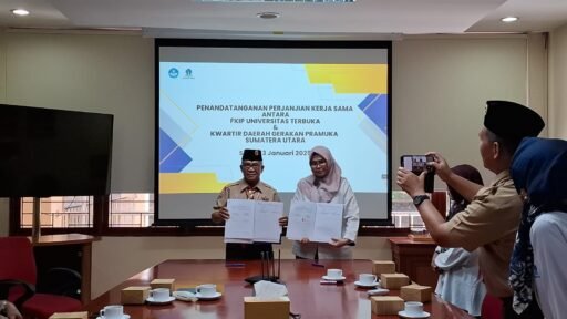 Kwarda Sumut dan FKIP UT Tandatangani Perjanjian Kerja Sama