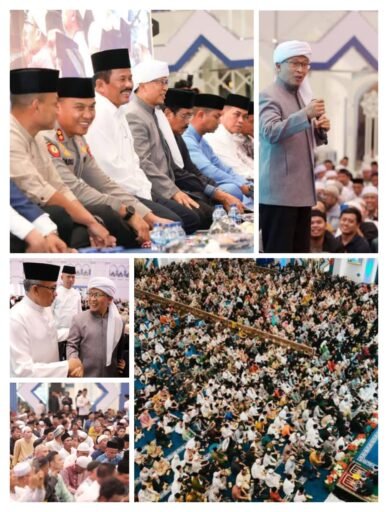 Antusias Masyarakat Batam Tak Terbendung Hadiri Peringatan Isra’ Mi’raj yang di Hadiri Aa Gym