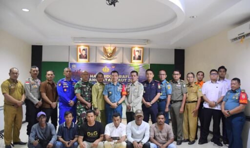 Danlanal Tarempa Gelar Coffee Morning Dalam Rangka Hari Hidrografi TNI AL Tahun 2025