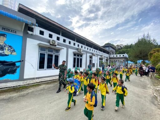 Lanal Simeulue Gencar Tanamkan Nilai Kemaritiman Kepada Generasi Penerus Bangsa
