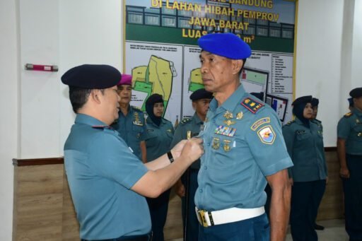 Komandan Lanal Bandung Kukuhkan Jabatan Dandenpom Lanal Bandung