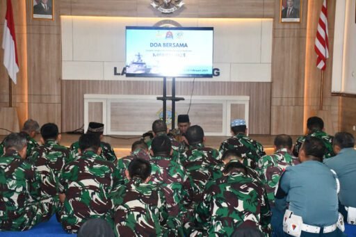 Pangkalan TNI AL Bandung Gelar Do’a Bersama Jelang Pelaksanaan MNEK Ke-5 Tahun 2025
