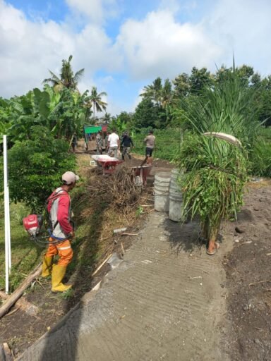 Koramil Wonosegoro dan Warga Kalinanad Antusias Sambut TMMD ke-123 Tahun 2025