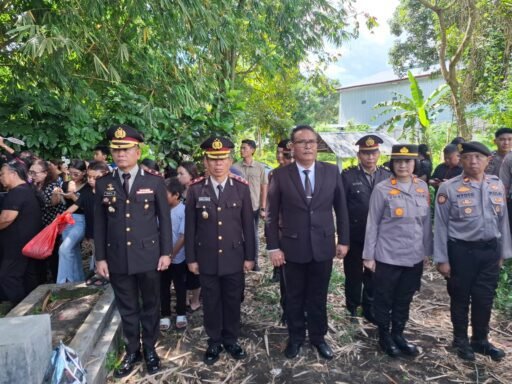Polres Bitung Kehilangan Sosok Bhayangkara, AIPTU Karno Jaya Dimakamkan Secara Kedinasan