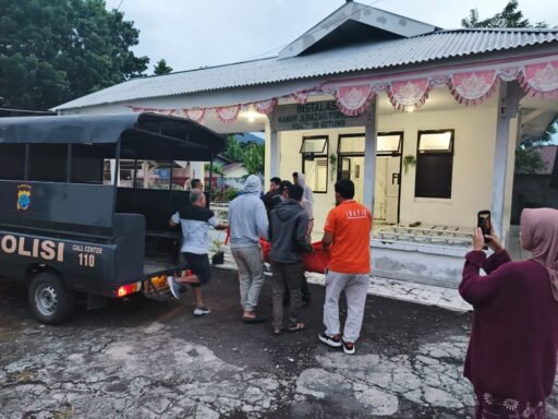 Polres Bitung Tangani Kasus Gantung Diri di Girian Bawah, Tim Inafis Lakukan Olah TKP