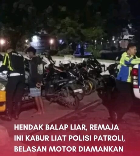 Kerap Dijadikan Lokasi Balap Liar, Pantura Jambearum Patebon Jadi Sasaran Patroli Polres Kendal
