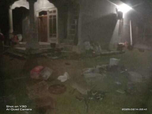 Rumah Wartawan di Tapanuli Tengah, Dilempar Bom Molotov