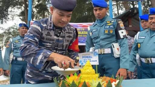 Kesederhanaan Dalam Suasana Perayaan HUT Ke-79 Pomal Di Lanal Tarempa Tahun 2025