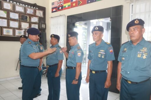 Danlanal Bengkulu Pimpin Sertijab Danposal Jajaran Lanal Bengkulu