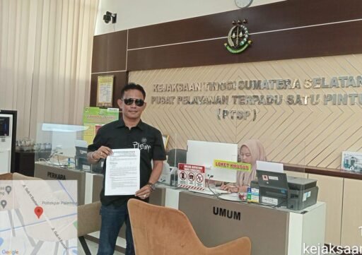 PST Laporkan Dugaan KKN Penggantian Jembatan Desa Tegal Rejo di PUPR Muara Enim Ke Kejati Sumsel