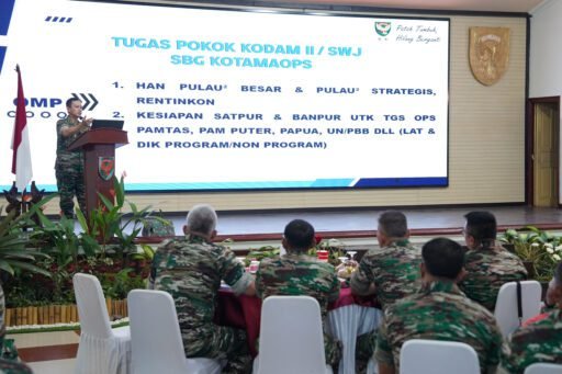 Kuatkan Visi dan Misi, Pangdam II/Sriwijaya Pimpin Apel Komandan Satuan Kodam II/Swj TA 2025