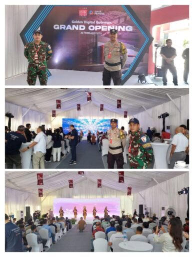 Polsek Nongsa Kawal Peresmian Data Center Golden Digital Gateway di Kawasan Ekonomi Khusus Batam
