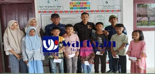 Pemdes Pekon Kenali Santuni Anak Yatim-Piatu Menjelang Hari Raya Idhul Fitri