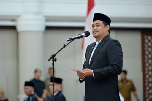 Gubernur Sumut Bobby Nasution Lantik Dua Pejabat Tinggi Pratama