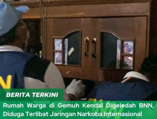Rumah Seorang Warga Kendal Digeledah BNN, Diduga Terlibat Jaringan Narkoba Internasional