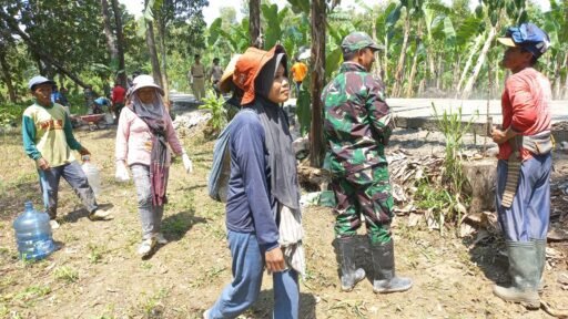 Srikandi Kalinanas Turut Berperan Penting Dalam TMMD