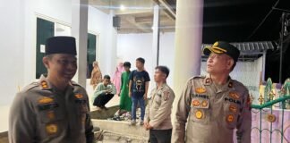 Kapolres Bitung Sambangi Jamaah Masjid As Salam untuk Jamin Keamanan Sholat Tarawih