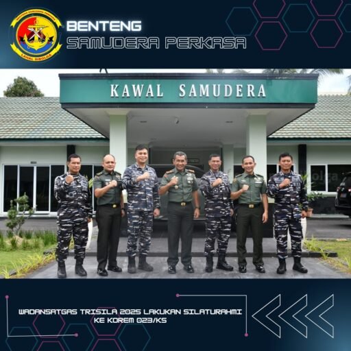 Wadansatgas Trisila 2025 Lakukan Silaturahmi Ke Korem 023/KS