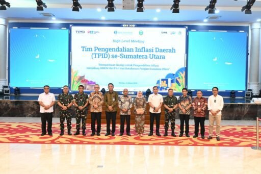 Danlantamal I Hadiri High Level Tim Pengendalian Inflasi Daerah (TPID) Se Sumatera Utara