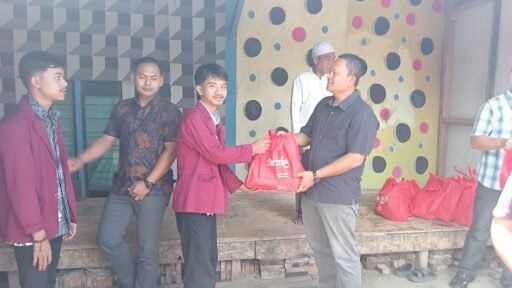 Gelar Jumat Berkah di Majelis Taklim, Personil Satintelkam dan Mahasiswa Sampaikan Pesan Kamtibmas