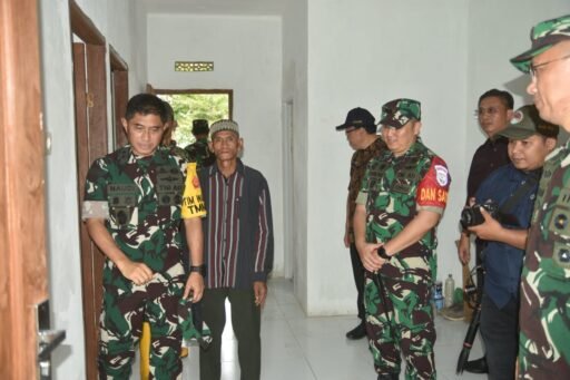 Tim Wasev Tinjau lokasi Pelaksanaan TMMD Ke 123 Kodim 0418/Palembang