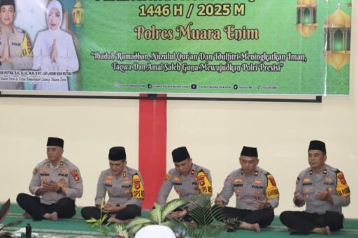 Polres Muara Enim Gelar Buka Puasa Bersama dan Peringatan Nuzulul Quran 1446 H