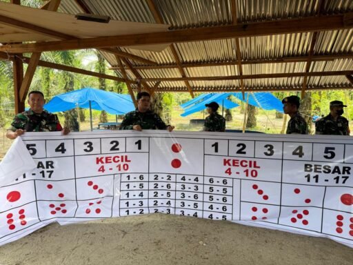 Kodim 0204/DS Gerebek Lokasi Judi Dadu dan Sabung Ayam di Pagar Merbau