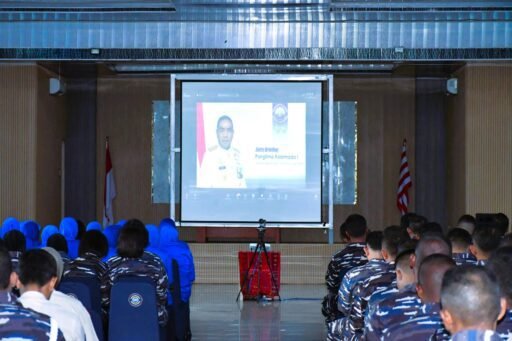 Komandan Beserta Personel Lantamal I Ikuti Entry Briefing Pangkoarmada I