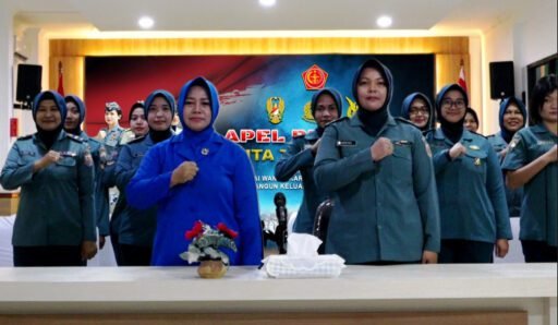 Kowal Lanal Bandung Ikuti Apel Bersama Wanita TNI Tahun 2025