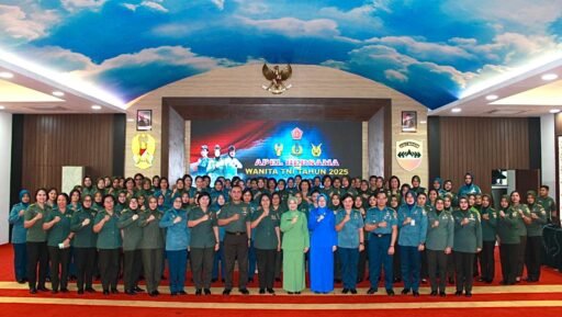 Prajurit Kowal Lantamal I Ikuti Apel Bersama Wanita TNI Tahun 2025