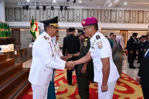 Aspotmar Danlantamal I Hadiri Pelantikan Bupati & Wakil Bupati Mandailing Natal Periode 2025-2030