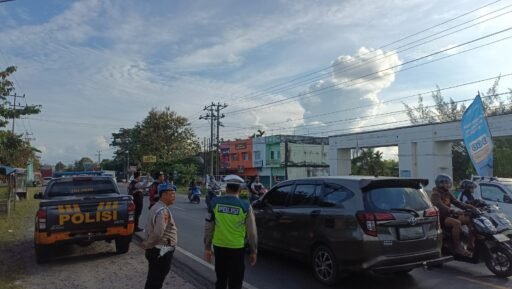 Polres Ogan Ilir Laksanakan Pengamanan Pasar Bedug Ramadhan 1446 H