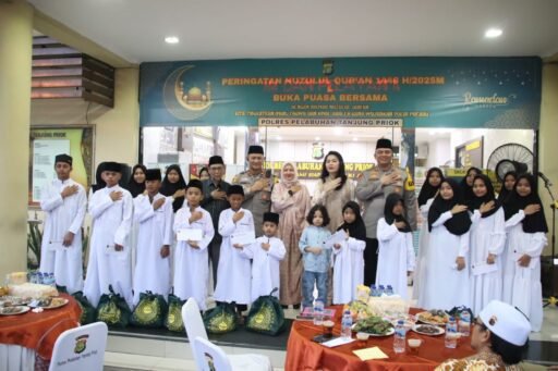 Nuzulul Qur’an, Polres Pelabuhan Tanjung Priok Santuni Anak Yatim Piatu Dan Himbauan Kamtibmas