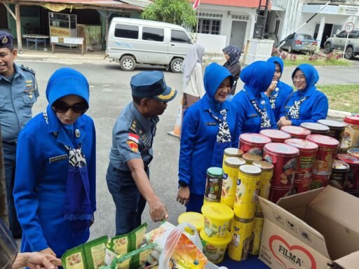 Lanal Bintan Selenggarakan Bazas Murah Dalam Rangka Menyambut Hari Raya Idul Fitri 1446H/2025M