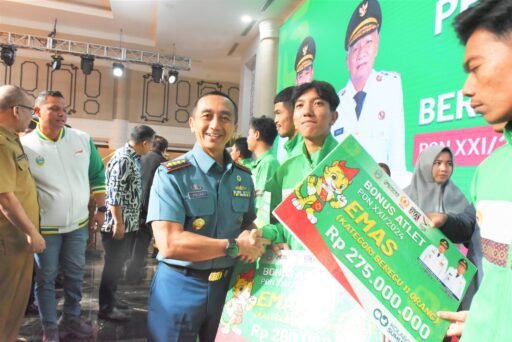 Wadan Lantamal I Hadiri Acara Pemberian Bonus Kepada Atlet PON XXI 2024 & Peparnas XVII Solo 2024