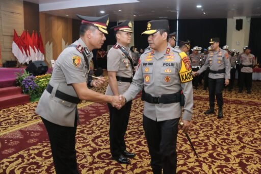 Kapolda Sumsel pimpin serah terima jabatan Karo Rena ,Dirlantas ,hingga sejumlah kapolres jajaran
