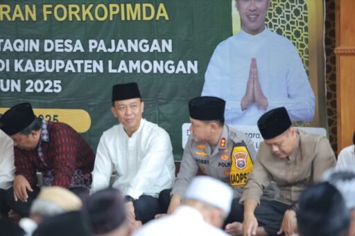 Kapolres Lamongan Hadiri Safari Ramadhan Forkopimda, Di Kec. Sikodadi