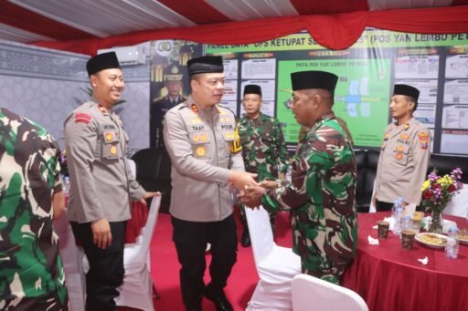 Perkuat Sinergisitas, Polres & Kodim 0807/Tulungagung Sahur Bersama di Posyan GOR Lembupeteng