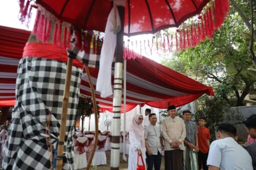 Paduan Jawa dengan Bali, Hiasan Open House Warnai Kediaman Wali Kota Bekasi