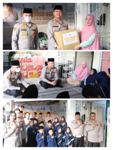 Kapolresta Barelang, Wakapolresta dan Jajaran PJU, Gelar Baksos Ramadhan di Panti Asuhan As-Salam