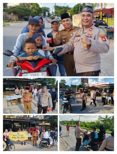 Polsek Sagulung Gelar Road Show Pembagian Takjil di Bulan Suci Ramadhan 1446 H/2025 M