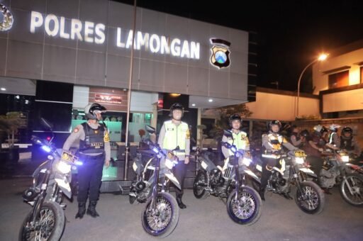 Kapolres Lamongan Pimpin Patroli Sahur, Jamin Keamanan dan Kenyamanan Warga di Bulan Ramadhan