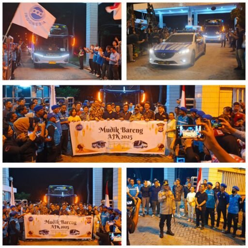8.000 Karyawan PT Nikomas Mudik Bareng, Kapolres Serang Ingatkan Sopir Tertib Berlalulintas