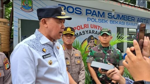 Kasdim 0507/Bekasi dan Kapolres Metro Bekasi Kota Dampingi Wali Kota Inspeksi Angkutan Lebaran