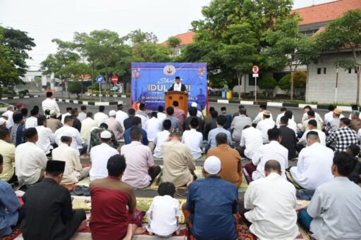 Lantamal V Laksanakan Sholat Idul Fitri 1446 H/2025 M