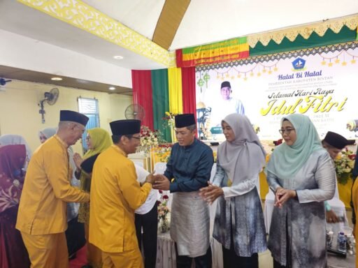 Danlanal Dan Forkopimda Bintan Hadiri Open House Bupati Bintan