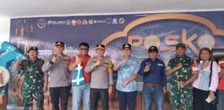 Forkopimda Bitung Tinjau Pos Pengamanan Lebaran, Beri Dukungan bagi Petugas